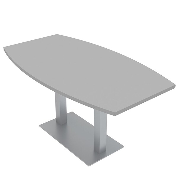 Skutchi Designs 33.5 in W, 59.5 in L, 29 in H, Engineered Wood Top, Grey HAR-BOT-34x60-DOU-XD01 - main